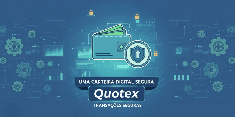 Carteira digital segura e transações.